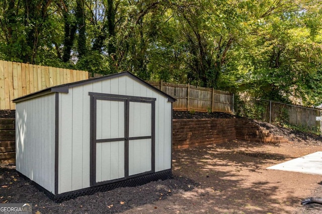 view of outbuilding