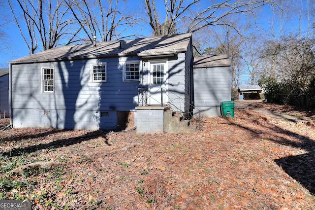 view of home's exterior