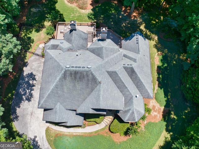 4225 Dunham Park, Flowery Branch, GA 30542 - aerial view of property and surrounding area