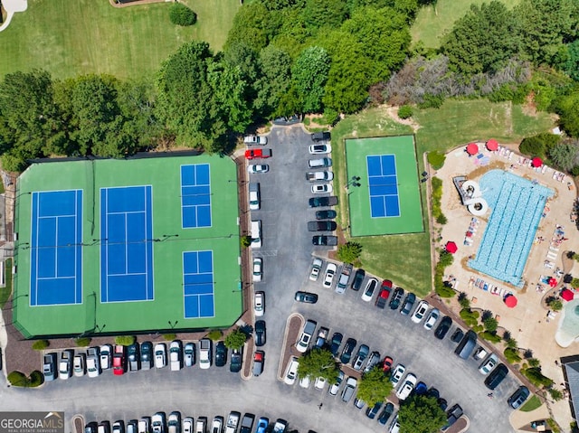 4225 Dunham Park, Flowery Branch, GA 30542 - aerial view of property and surrounding area