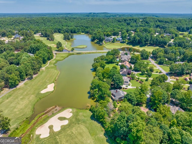 4225 Dunham Park, Flowery Branch, GA 30542 - aerial view of a large body of water and a golf club