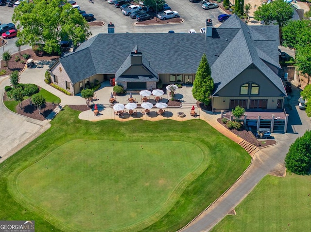 4225 Dunham Park, Flowery Branch, GA 30542 - drone / aerial view of a golf club