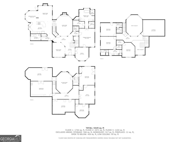 4225 Dunham Park, Flowery Branch, GA 30542 - view of room layout
