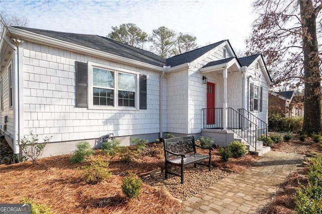 view of ranch-style home