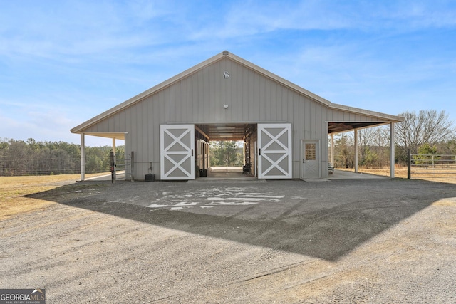 view of outbuilding