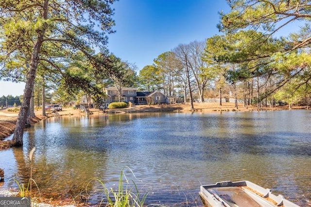 view of water feature