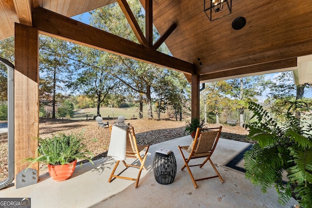 view of patio