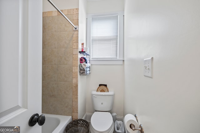 189 Bear Cub Way, Bogart, GA 30622 - bathroom featuring toilet and bathtub / shower combination