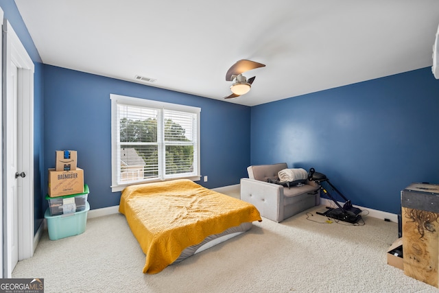 189 Bear Cub Way, Bogart, GA 30622 - bedroom with carpet flooring and ceiling fan