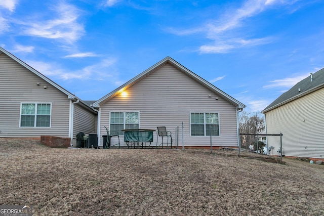 view of rear view of house