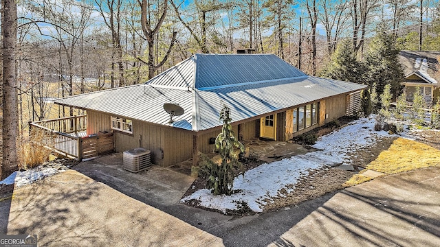 exterior space with central AC unit