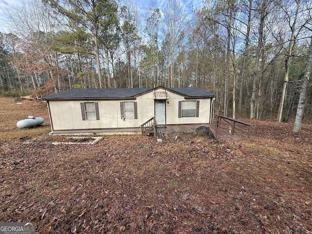 view of front of home