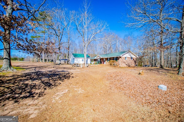 view of front of property