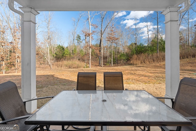 view of patio