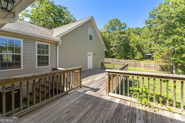 view of deck