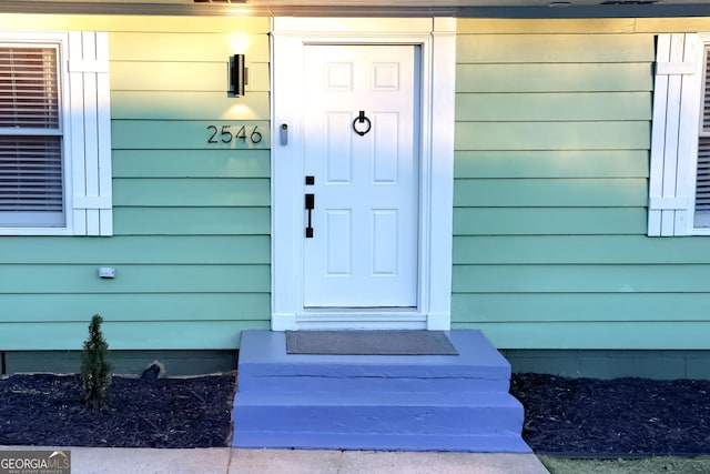 view of property entrance