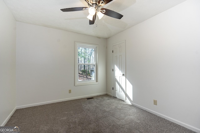49 Post Oak Dr, Lagrange, GA 30240 - carpeted spare room featuring baseboards and ceiling fan