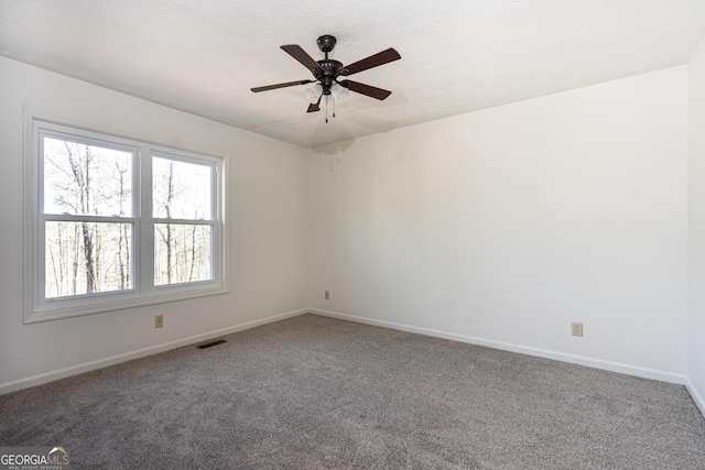 49 Post Oak Dr, Lagrange, GA 30240 - carpeted empty room featuring baseboards and ceiling fan