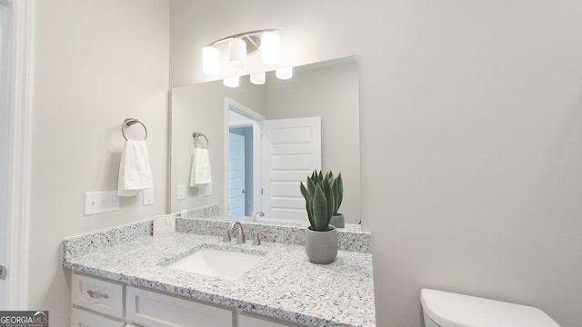 1013 Syrup Mill Creek Ln, Cairo, GA 39828 - half bath featuring toilet and vanity