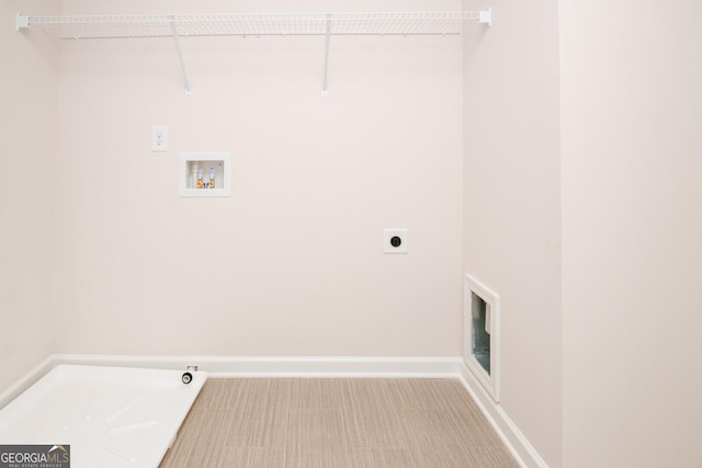 28 Russet Way Lot 60, Newnan, GA 30263 - washroom with hookup for a washing machine, hookup for an electric dryer, and baseboards