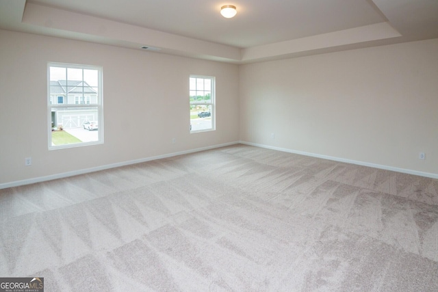 28 Russet Way Lot 60, Newnan, GA 30263 - empty room with a tray ceiling and light colored carpet