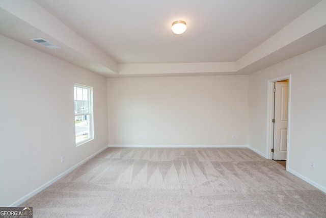 28 Russet Way Lot 60, Newnan, GA 30263 - spare room with a raised ceiling, light carpet, and baseboards