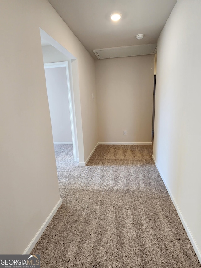 28 Russet Way Lot 60, Newnan, GA 30263 - unfurnished room with carpet, attic access, a smoke detector, and baseboards