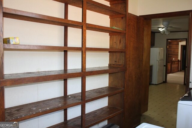 interior space featuring washer / clothes dryer