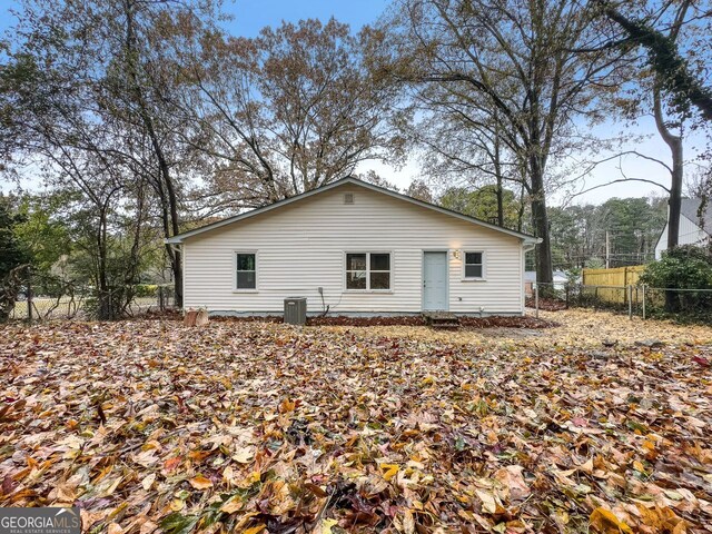 view of rear view of house