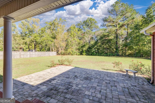 view of patio