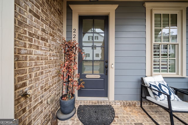 view of property entrance