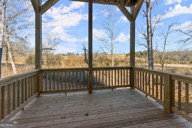 5721 Brickhampton Ct, Clermont, GA 30527 - view of wooden terrace