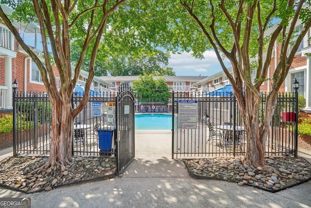 885 Briarcliff Rd NE Unit 21, Atlanta, GA 30306 - community pool with fence and a gate