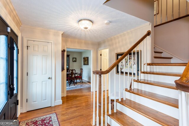 living room featuring plenty of natural light and ornamental molding