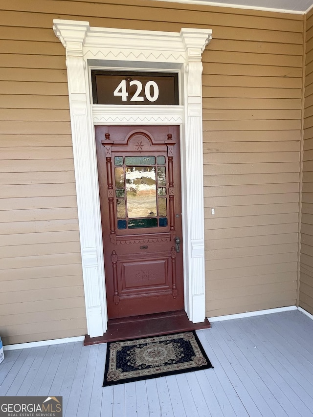 view of property entrance