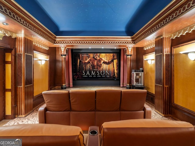 view of home theater