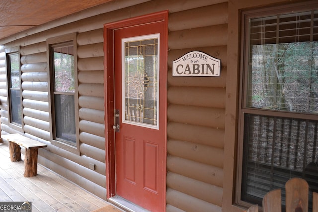 view of property entrance