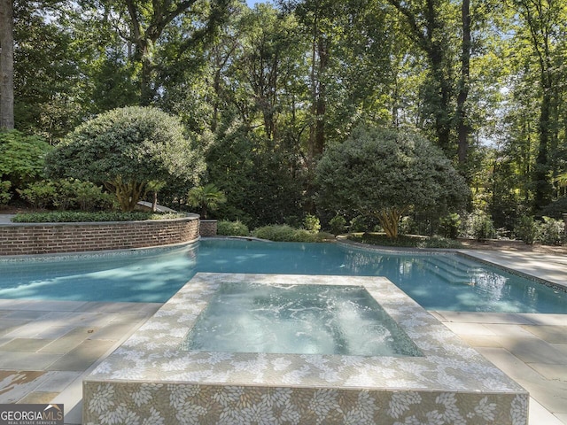 4345 Mount Paran Pkwy NW, Atlanta, GA 30327 - view of pool featuring a pool with connected hot tub