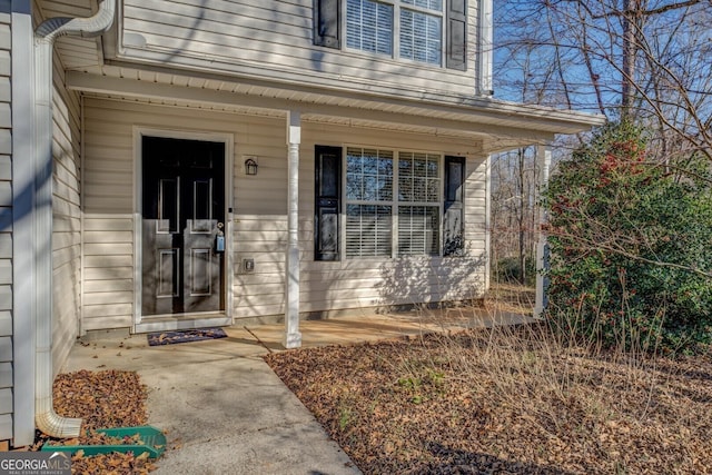 view of entrance to property