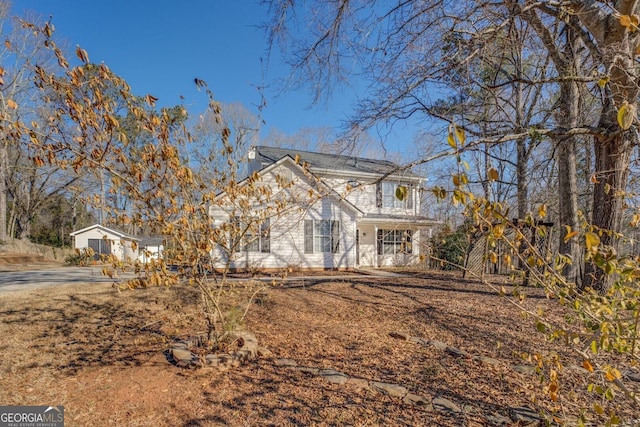 view of front of home