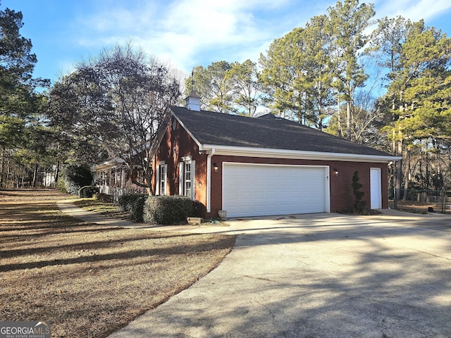 view of side of property