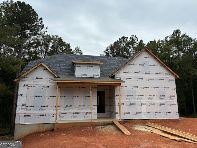 view of property under construction