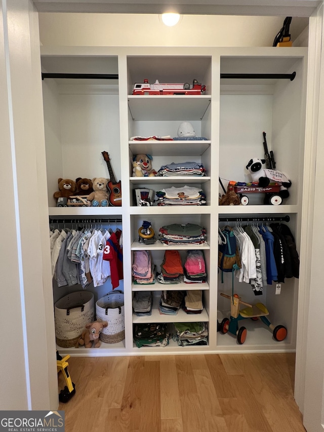 view of closet