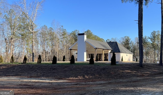 view of front of home