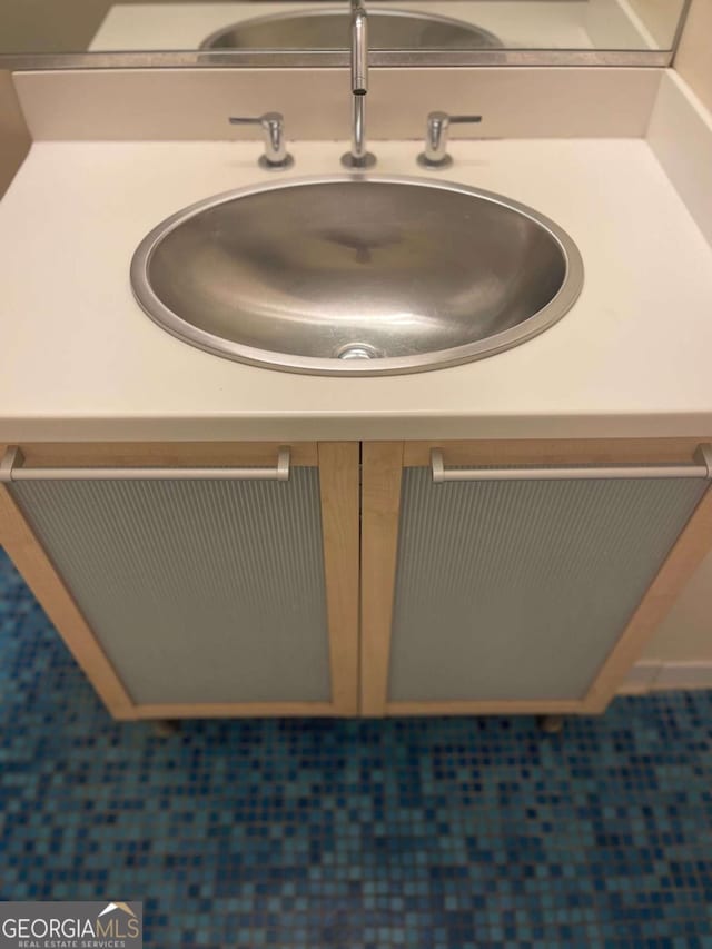 interior details with sink