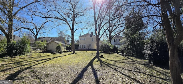 view of yard