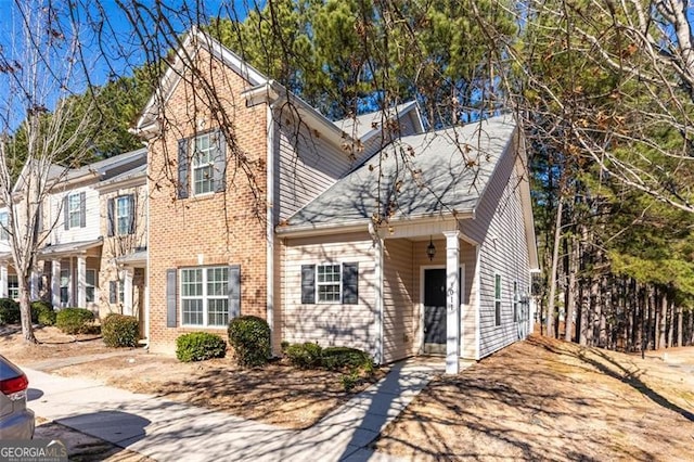 view of front of home