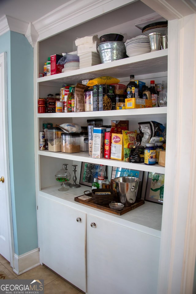 view of pantry