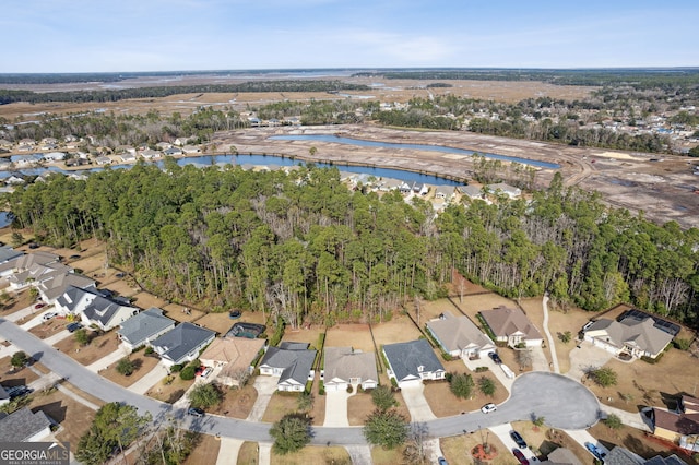 drone / aerial view