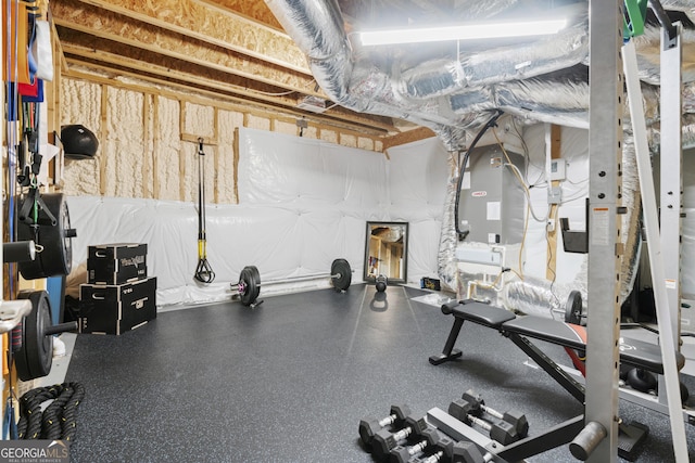 view of workout area